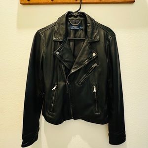 Polo by Ralph Lauren Moto Leather Jacket Small